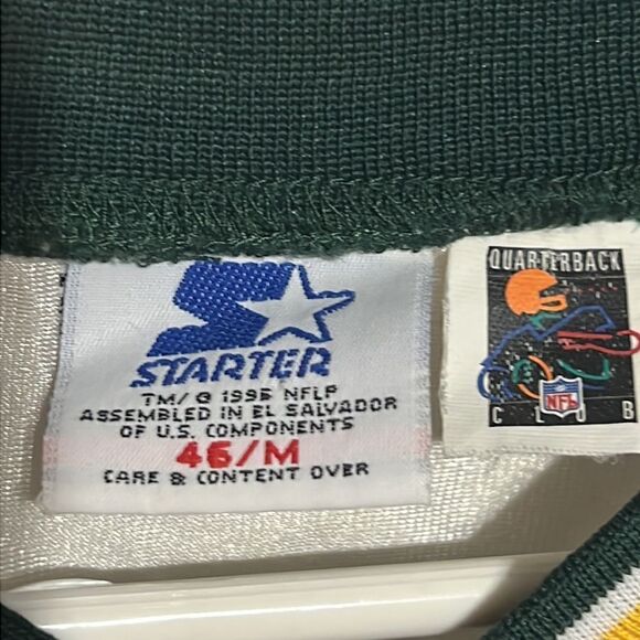 🔥🏈 Vintage GREEN BAY PACKERS BRETT FAVRE #4 Starter Authentic Apparel -Sz M 46 - Picture 7 of 10